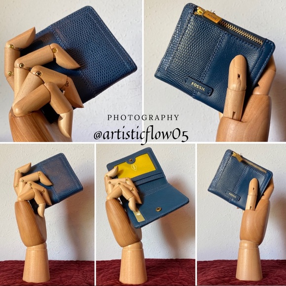 NEW! Fossil Leather 4 Piece Matching Twilight Set! - Picture 6 of 14